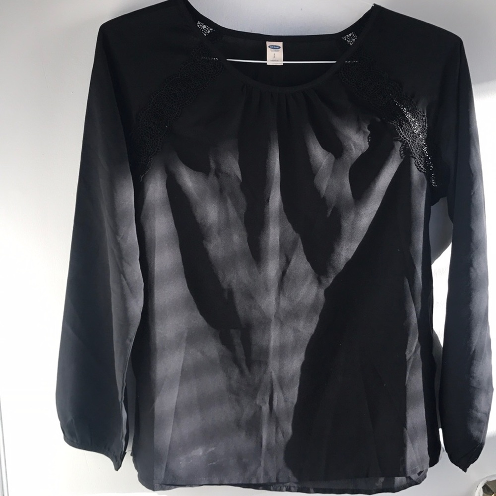 Old Navy back sheer blouse